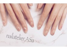 アーザ 吉祥寺(ASa)/ナチュラルマーブルネイル☆