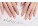 ナチュラルマーブルネイル☆