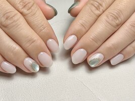 ワンカラー+マグネットデザイン