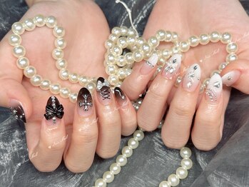 アイリスネイル 大塚(Iris Nail)/チップ長さだし持ち込みデザイン