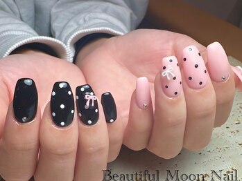 ビューティフルムーン ネイル 本厚木(Beautiful Moon Nail)の写真/【定額¥4950/¥5800/¥6700】新規だけでなくリピーター様もオフ無料可能なので2回目以降もお得に通える♪