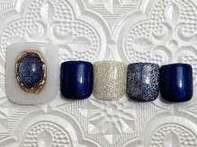 タフィーネイル 宜野湾コンベンションシティ店(TaffyNail)/フット グランドデザイン 6990円