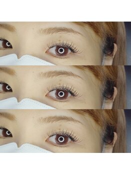 ラムール 姫路(L'AMOUR+)/フラットラッシュで自まつ毛風に