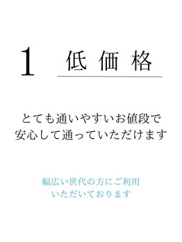 ホワイトニングショップ 大和八木店/ポイント1.低価格