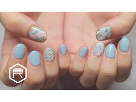 ガーリーアートネイル