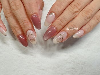 モアナ(Moana)/チューリップネイル