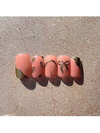 手描きミラーリボン