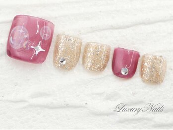 ラグジュアリーネイルズ オオミヤ(Luxury Nails Omiya)/ピンク*マグネットカラー