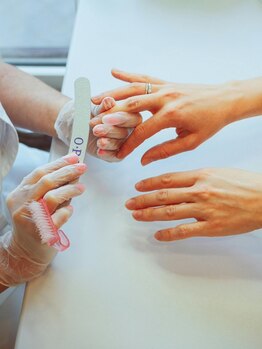 ミニマムネイルの写真/お爪の健康を大事に丁寧なハンドケア★美しい指先に♪お爪のお悩みもお気軽にご相談下さい！