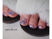 ネイルズリアル 倉敷(nail's RE.A.L)/フットネイル