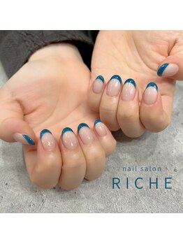 リッシュ(RICHE)/グラデーション×フレンチ