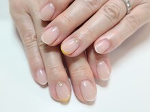 ネイルアンドまつげエクステ専門サロン スリー(THREE)/シンプル細フレンチ