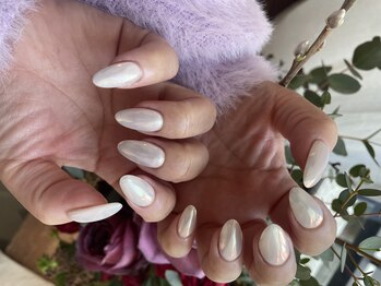 オーロラミラーネイル