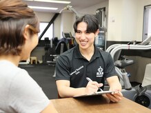 カウンセリングで状態を確認してトレーニング