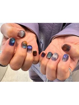 ショートネイルデザインが豊富