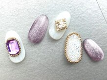 ネイルサロン ソウ 京橋店(Nail Salon Sou)/マグネット×ビジュー