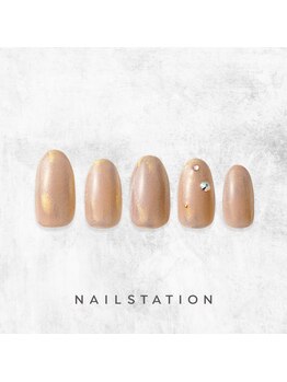 ネイルステーション ルミネ新宿1店(NAIL STATION)/シンプルネイル／パラジェル