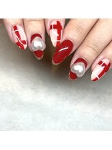 ネイルクイーン(Nail Queen)/チェックネイル♪¥7700