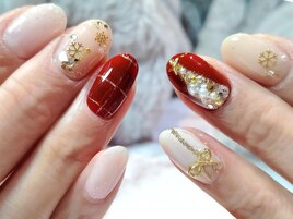 クリスマスネイル