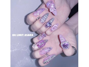ノーリミットオオサカ 心斎橋(NOLIMIT.OSAKA)/フィルイン/長さだしネイル