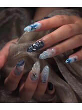 ヘブン ネイル 鶯谷(HEAVEN Nail)/3Dアートネイルとチャーム付き