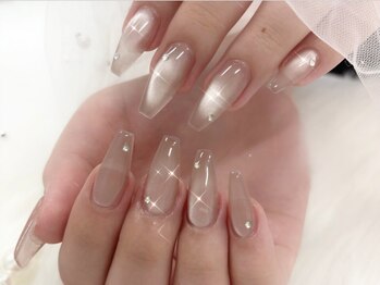 ニア ネイルサロン 大阪駅前第2ビル(Nia)の写真/【初回オフ無料!マグネットorフラッシュネイル♪】流行のネイル楽しみ尽くす★オフィス映え◎輝き段違い◆