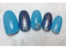 マイフェアレディ 今池(MyFairLady)/爽やかブルー×ラメ