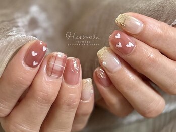 エルモッサ(Hermosa)の写真/高技術が光る!繊細なデザインはエルモッサにお任せ☆毎日見る指先だからこそときめくデザインのネイルを♪