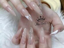 リンネイル 名古屋新栄町店(Rin.Nails)/10本長さ出し・シンプルデザイン