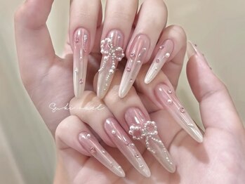 シーシーガーデン 表参道(Cece Garden)の写真/デザインやり放題＆パーツ付け放題¥16980★中国・韓国直輸入の希少なジュエリーパーツで宝石の様な指先に♪
