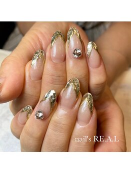 ネイルズリアル(nail's REAL)/ガラスフレンチ