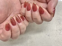 ネイルサロン ドゥ(Nail Salon Doux)/（平田）ちゅるんボルドー