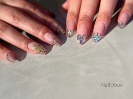 ラメホロスカルプネイル