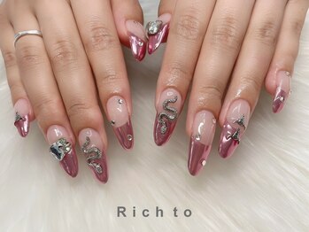 リッチ トゥ 安城店(Rich to)/クロムハーツネイル