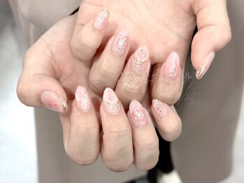 トゥートゥー(TOUTOU)/大理石ネイル