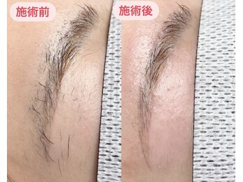 オーキ 横浜(Orchi)/眉アートの後に