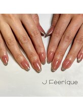 ジェイフェリーク(J Feerique)/ガラスフレンチネイル
