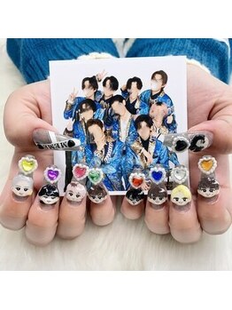 プリュム(Plume)/3D/推しネイル/キャラクター