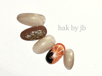 ハク ネイル バイジェービー 稲毛(hak nail byjb)/バレンタイン　9900