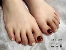 アトリエ リグ(atelier Lig)/べっ甲ネイル