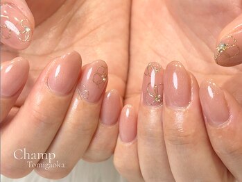 大人綺麗フラワーネイル