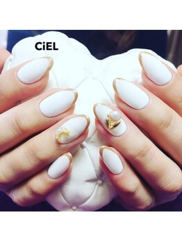 ネイルデザイン シエル(nail design CiEL)/スリムフレンチネイル