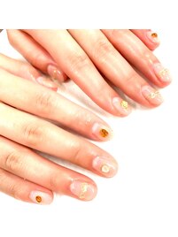 クリアネイル×リングネイル