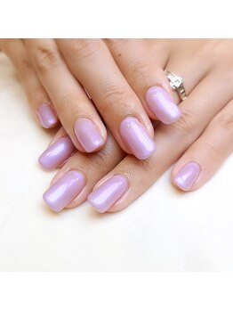 ピオニーネイル(peony nail)/ピンクネイル