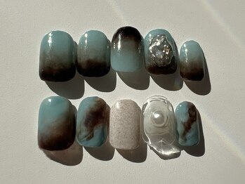 ガレリア エレガンテ 栄店(GALLARIA Elegante)/ブルーブラウンの絶妙ニュアンス