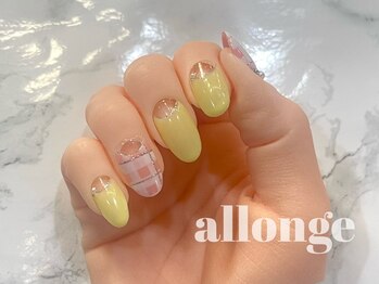 アロンジェ 甲府中央店/チェックネイル☆