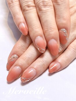 マーベイユ(Merveille)/グラデーション×ラメライン