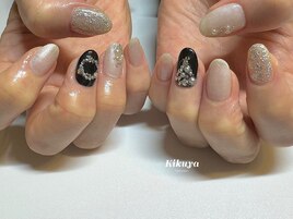 大人クリスマスネイル