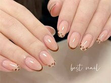 ベストネイル 池袋東口店(Best Nail)/ヒョウ柄＆フレンチ