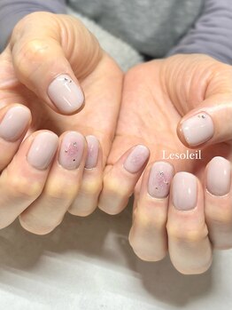 ル ソレイユ(Le soleil)/チークネイル　byあやか